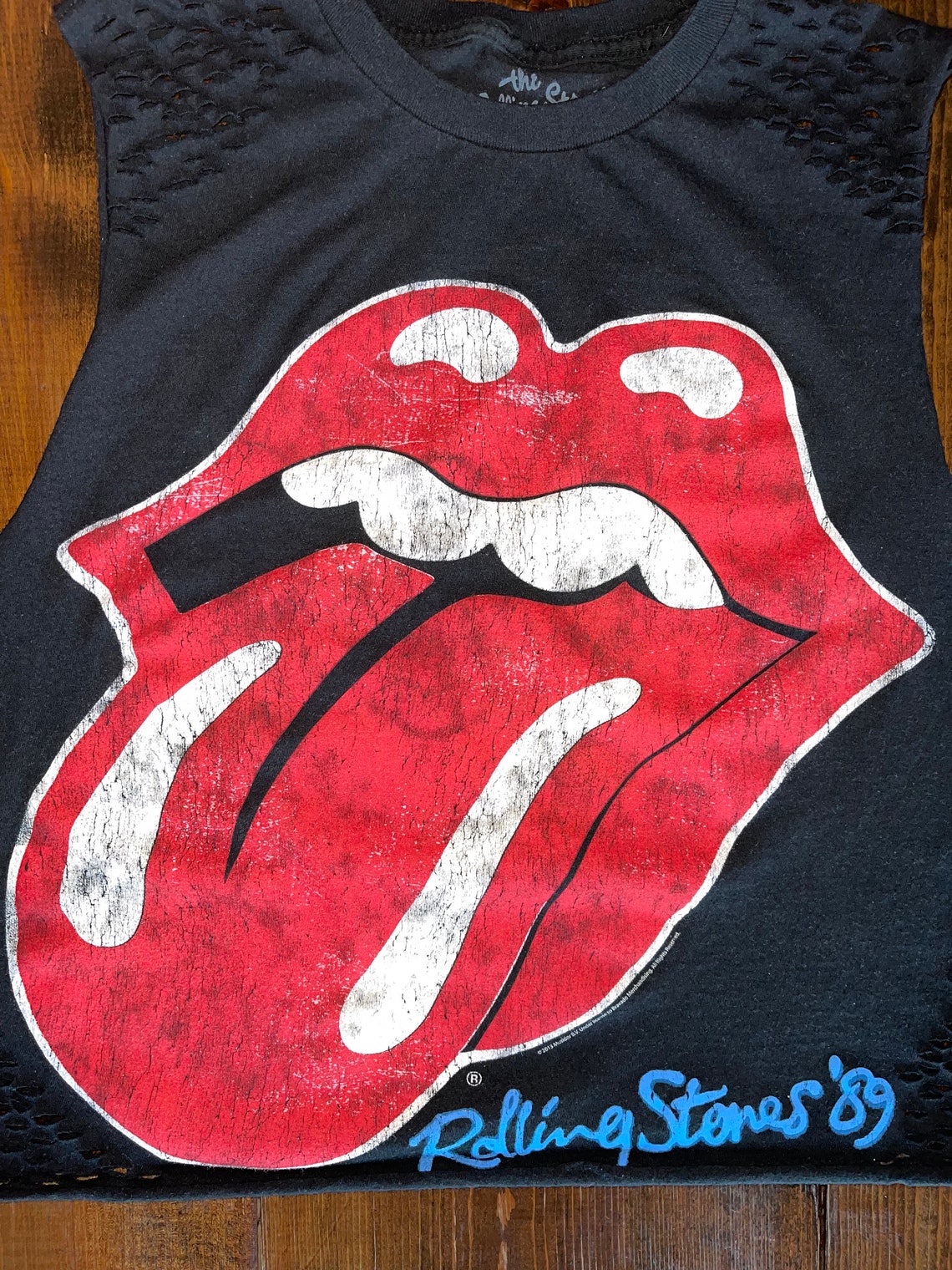 rolling stones sleeveless shirt