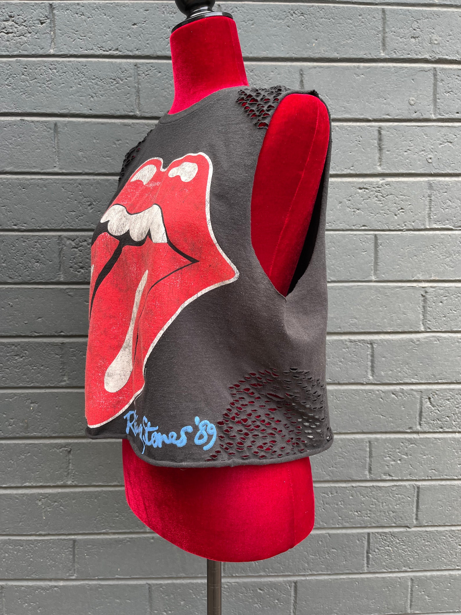 rolling stones sleeveless shirt