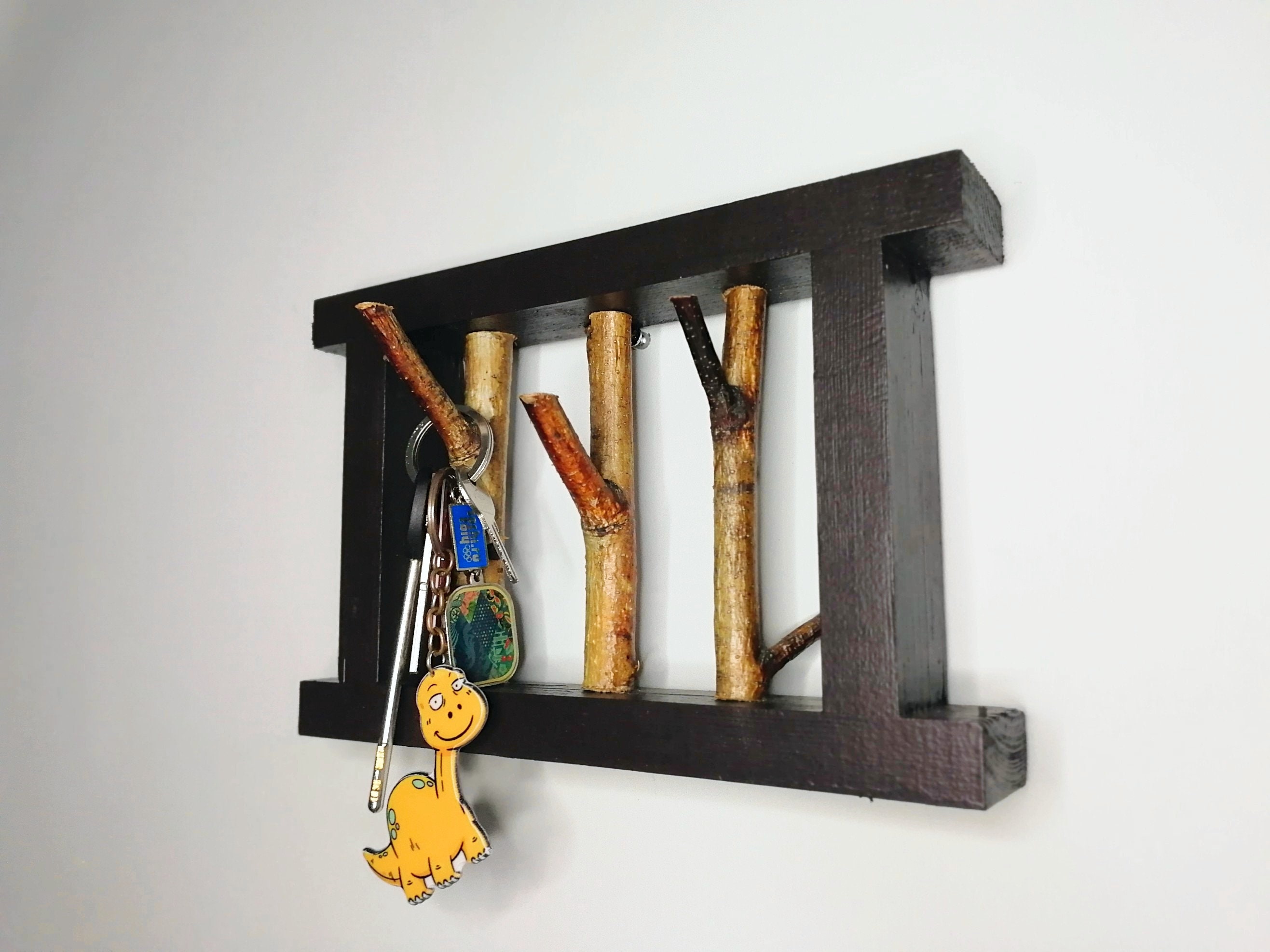 Key rack Handcrafted key rack Key storage Wall mounted Etsy