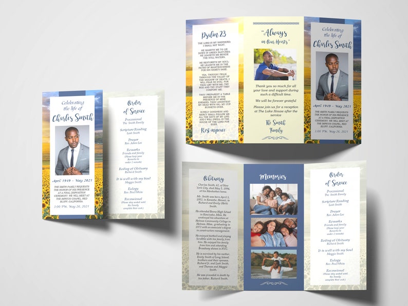 Trifold Funeral Program Template Obituary Template Etsy bi-fold-funeral-program-template-word