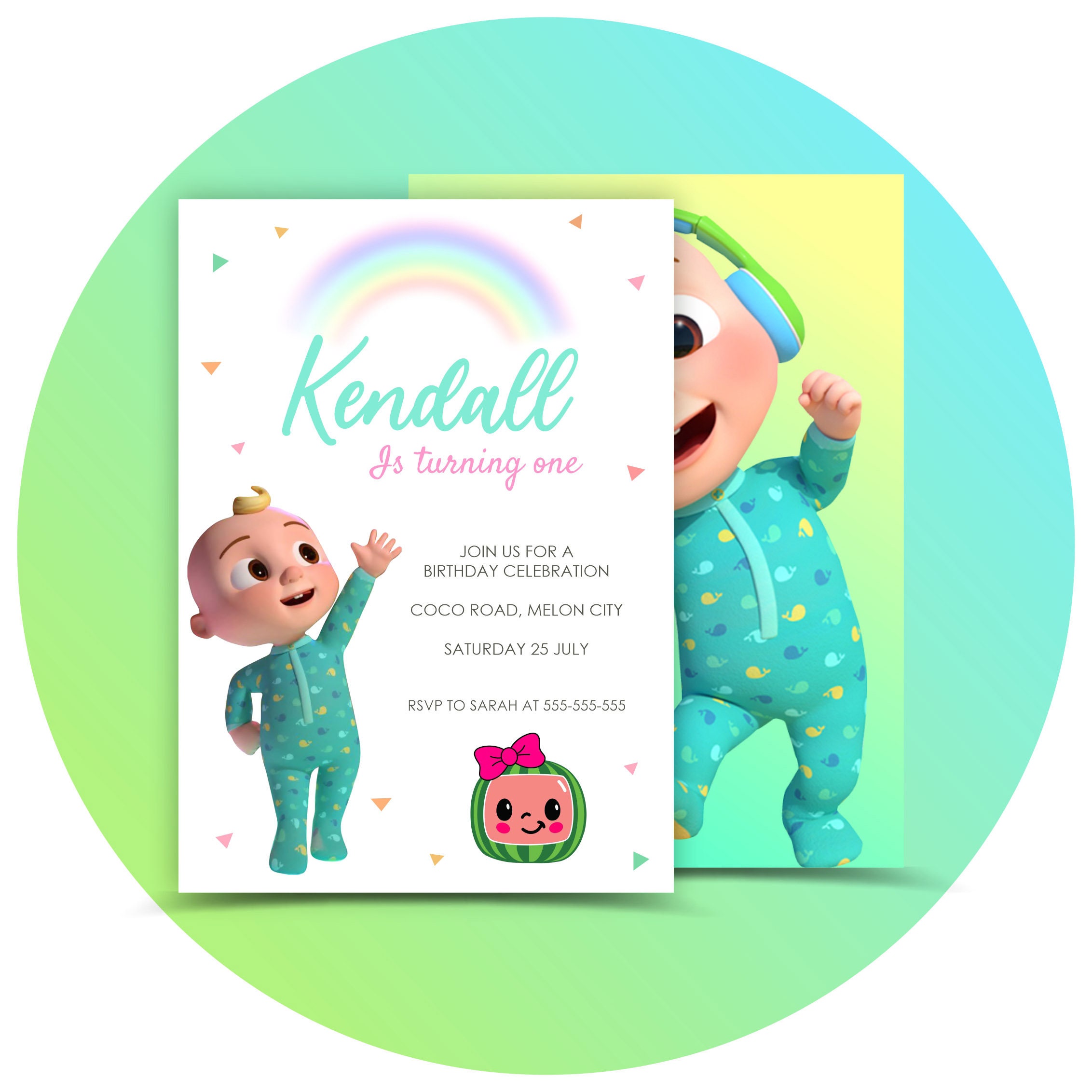 Invitación de cumpleaños de editable con tarjeta de Etsy México