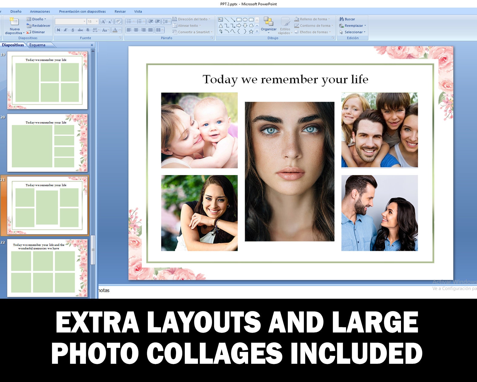 Funeral Slideshow Template. Funeral Powerpoint Template. Etsy