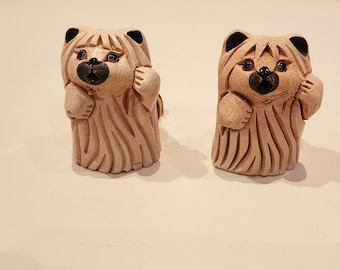 ヴィンテージ アルテサニア リンコナダ 三毛猫の置物 ウルグアイ製