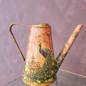 Hand Decorated Metal Watering Can Great Birthday/Housewarming/Anniversary/Christmas Gift Unique Gift for Garden Lovers, Home Decor