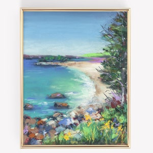 Carters Beach, Nova Scotia - Pastell Kunstdruck