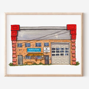 Espresso 46/ Warehouse Market Art Print