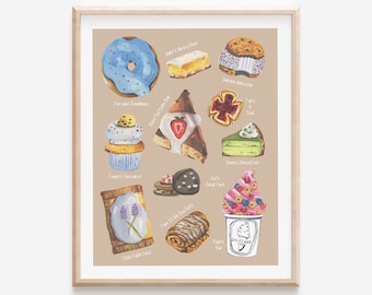 Halifax Sweet Treats Art Print