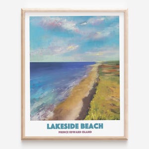 Lakeside Beach, Île-du-Prince-Édouard - Impression d'art pastel