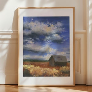 Storm Watch- Pastel Print