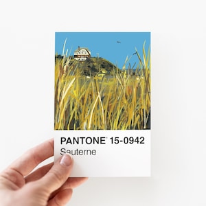 Carte postale de la maison MacDonald à Lawrencetown (Pantone 15-0942)