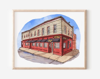 Gus' Pub Print Art Print