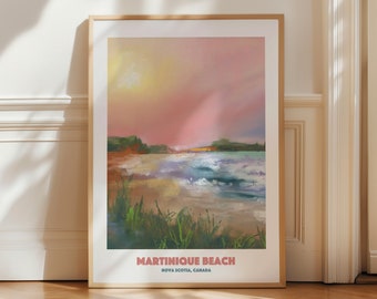 Martinique Beach - Pastel Print