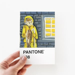 Carte postale de pêcheur (Pantone 108)