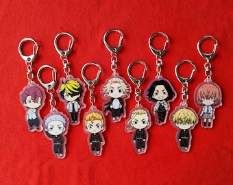 Tokyo Revengers Anime Acrylic Keychain - Tokyo Manji Gang Keyrings
