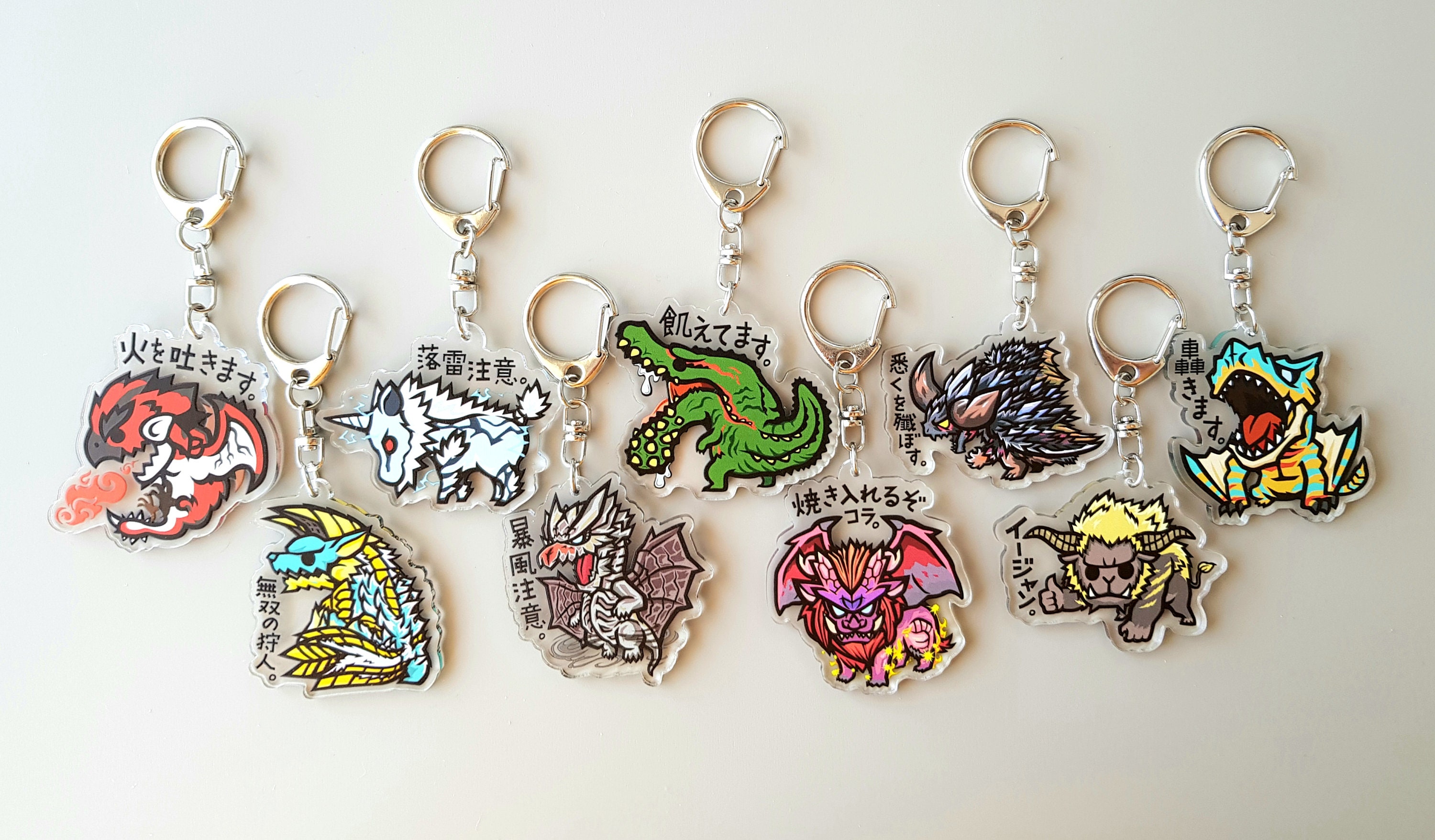 Monster Hunter Chibi Acrylic Keychain - Monster Hunter: Epic