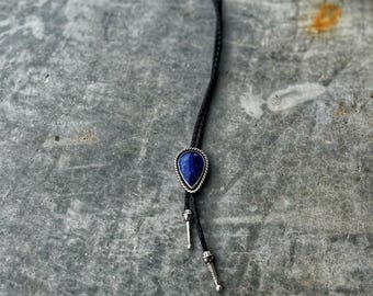 Sodalite Sterling Silver Bolo tie