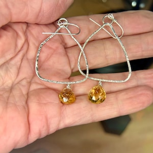 Sterling Silver Citrine earrings