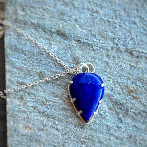 Lapis Lazuli sterling silver necklace