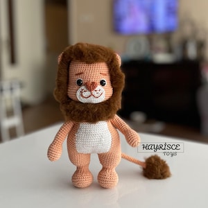 Crochet Pack Wizard of Oz Doll,Children's Storybook Crochet Pattern,LİON Pattern,Cowardly Lion,Amigurumi Soft Toy, Digital PDF Download