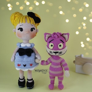 Alice in Wonderland PDF (English), (Amigurumi Pattern/Amigurumi Crochet Pattern/Crochet Amigurumi Pattern by Hayriscetoys)