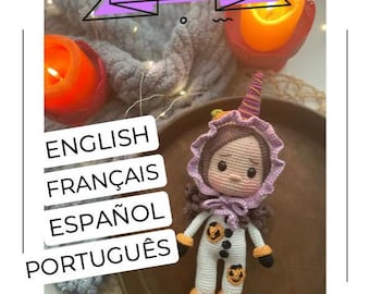 Amigurumi Witch Doll Crochet Pattern (PDF)