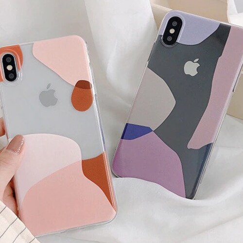 Retro Art Abstract Geometry Phone Case for Iphone 12 11 Pro Etsy