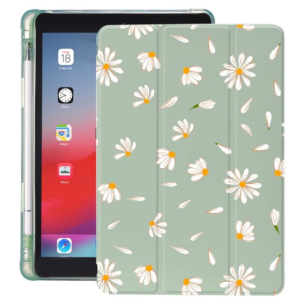 Cute Floral Daisy iPad Case for 10.2 8th 2020 Air 4 12.9 iPad | Etsy