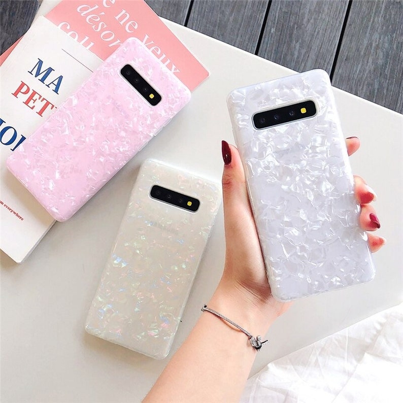 Cute Dream Shell Marble Pattern Case For Samsung Galaxy S21 S20 FE S8 S9 S10 Plus Phone Cases For Samsung Note 20 pro Silicone Soft Cover 