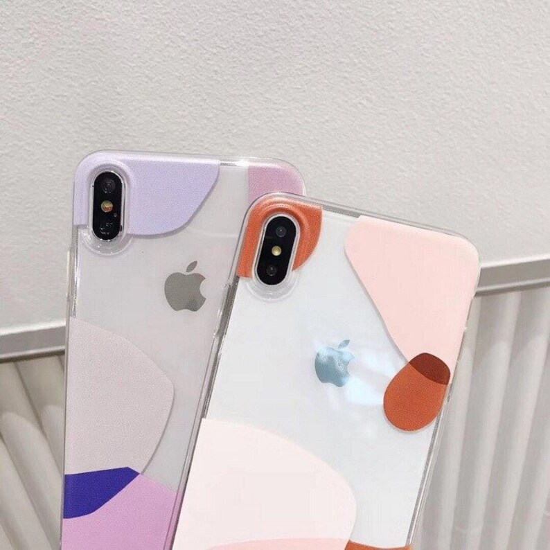 Retro Art Abstract Geometry Phone Case for Iphone 12 11 Pro Etsy