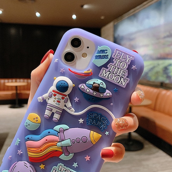Cute Cartoon 3d Space Astronaut Case For Iphone 11 12 Pro Max Etsy Cute Cartoon 3d Space Astronaut Case For Iphone 11 12 Pro Max Etsy
