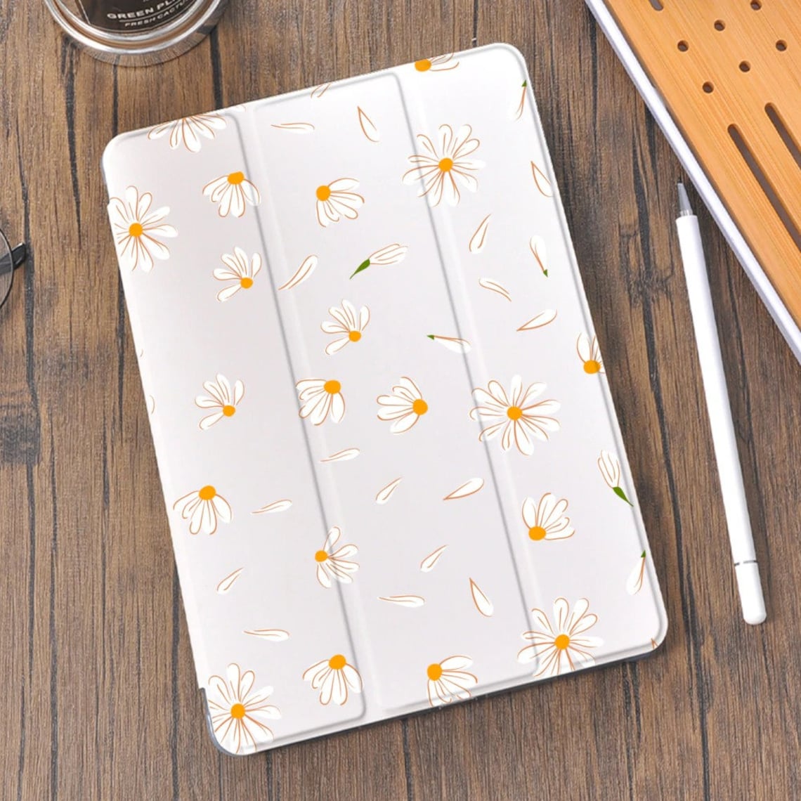 Cute Floral Daisy iPad Case for 10.2 8th 2020 Air 4 12.9 iPad Etsy