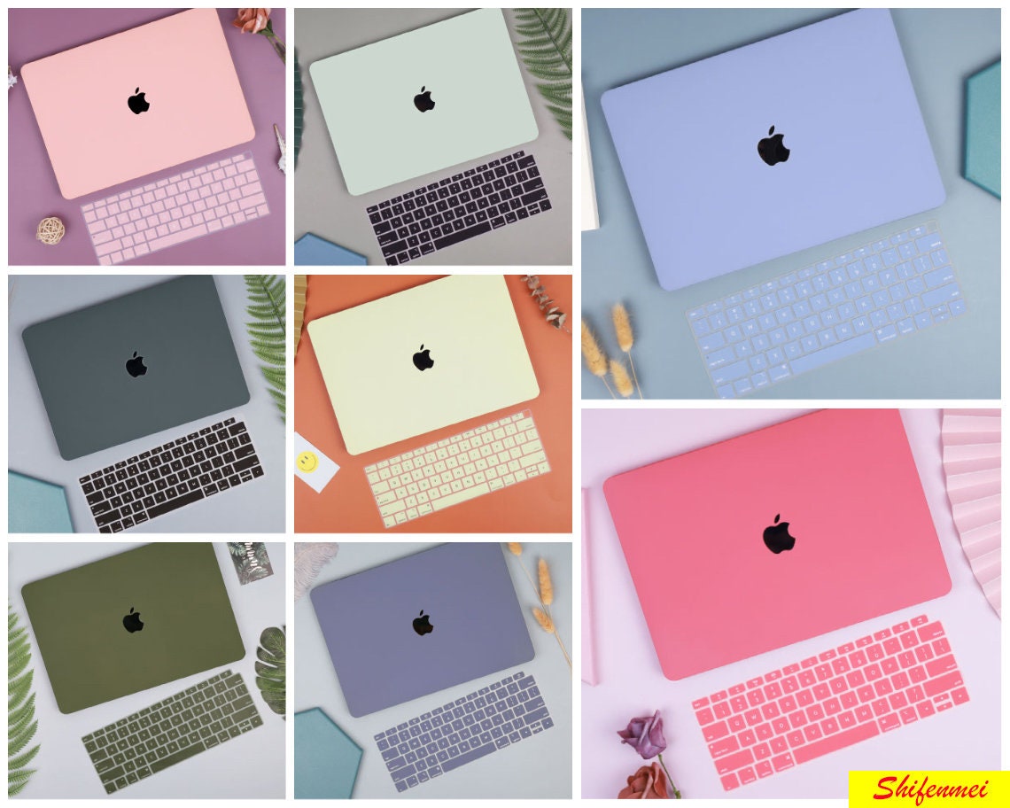 Rose Quartz Matt Hard Case Keyboard Cover For Macbook Air 13" Baby Pink 