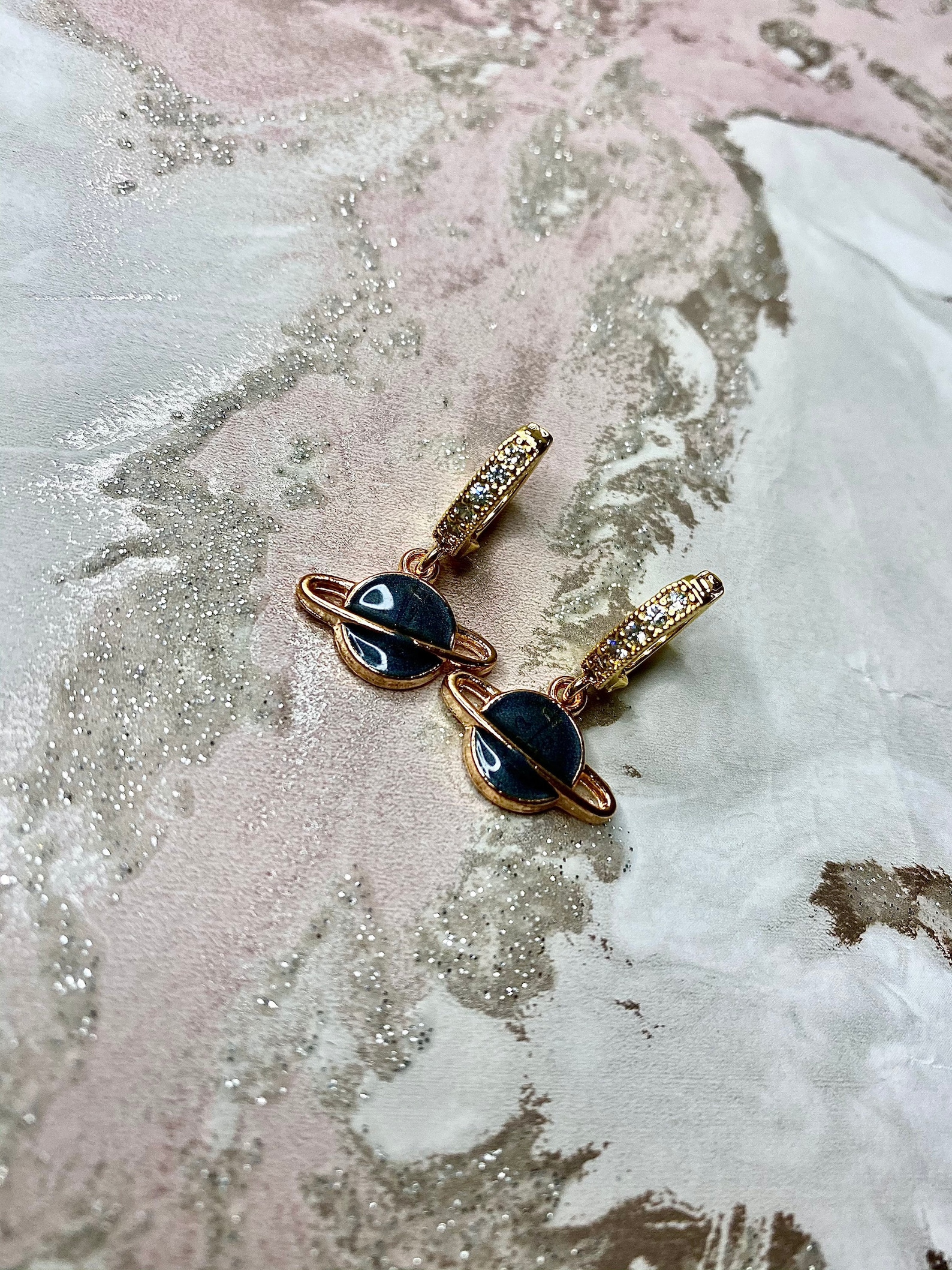 saturn earrings amazon