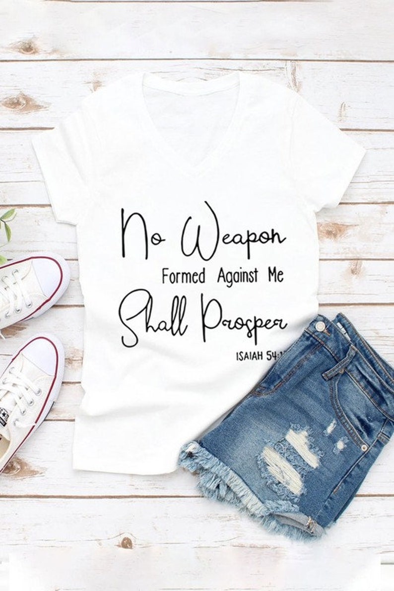 No Weapon Formed Against Me Shall Prosper - Etsy
