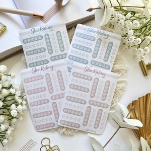 Sticker Sheet Star Rating, Blank 5 Star Stickers, Book Journal Stickers, Movie Rating Stickers, Book Rating Stickers, 5 Star Rating Stickers image 8