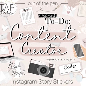 Instagram Story Stickers Content Creator Blogger