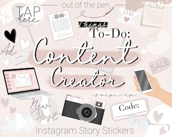 Instagram Story Stickers Content Creator Blogger