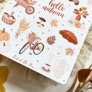Sticker Sheet Autumn, Journaling Stickers Fall, Autumn Stickers ...