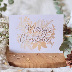 Ansichtkaart Kerst “Merry Christmas” | Ansichtkaart Kerstgroeten | Kerstkaart om te versturen | Kerst ansichtkaart