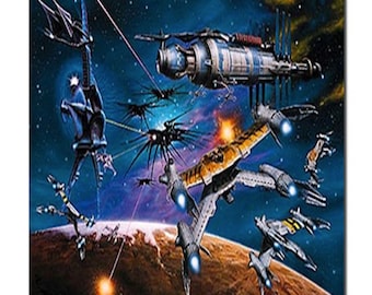 Babylon 5 War Without End 36" x 24" Litho