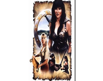 Xena: Warrior Princess - Scroll of the Warrior 40" x 49" Chroma Unsigned