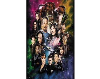 Babylon 5 Cast 12" x 16" Mini Print