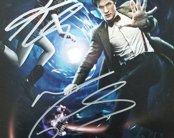 Matt Smith , the Doctor and Karen Gillan and as Amy Pond 16x16   Dr Who TV Series actors