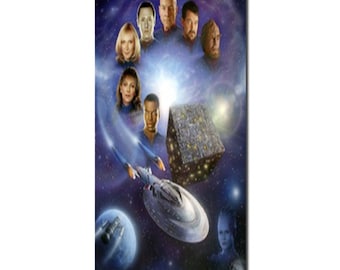 Star Trek The Next Generation - First Contact 27" x 38" litho Total Cast Signed With Alice Krige