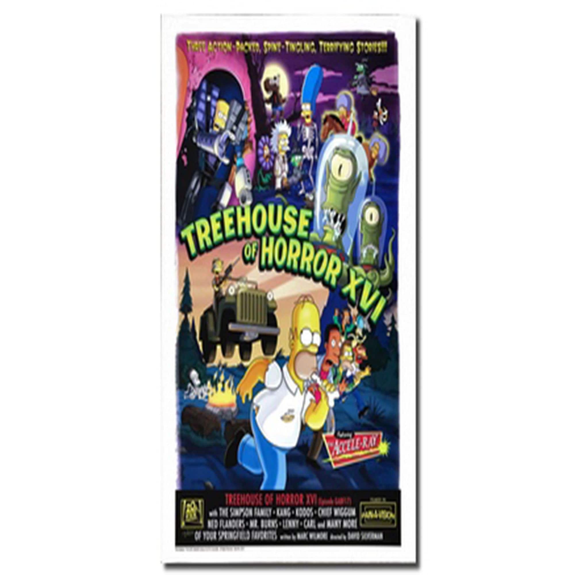 The Simpsons Treehouse of Horror XVI Giclee Etsy UK