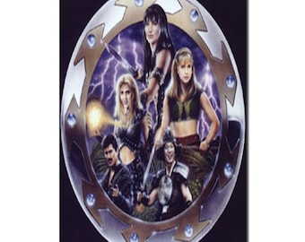 Xena: Warrior Princess 24" x 36" Litho Signed by Lawless and O'Connor
