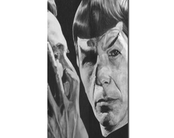 STAR TREK Vulcan Mind Meld Lithograph 19" x 27"