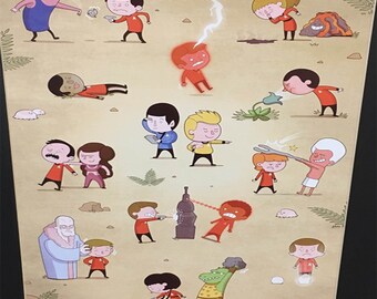 They're Dead, Jim Mini Print By Anna-maria Jung