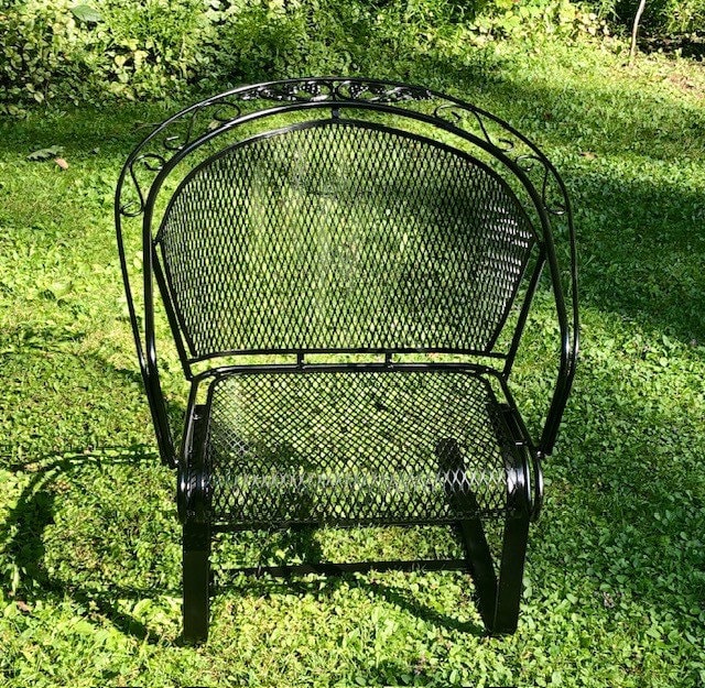 wrought iron bouncy chairs
