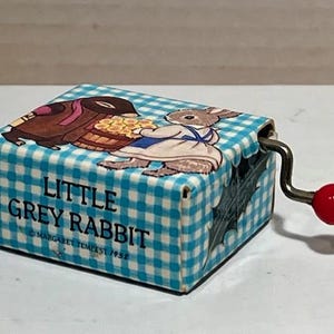 Little Grey Rabbit Music Box - Etsy